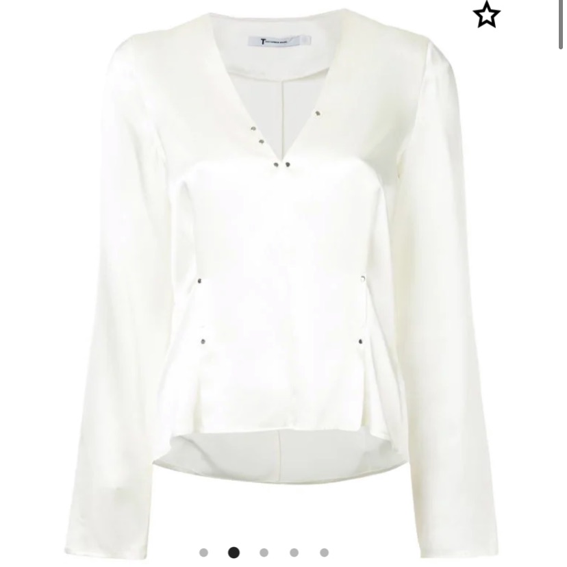 T Alexander Wang | Rivet Embellished Blouse